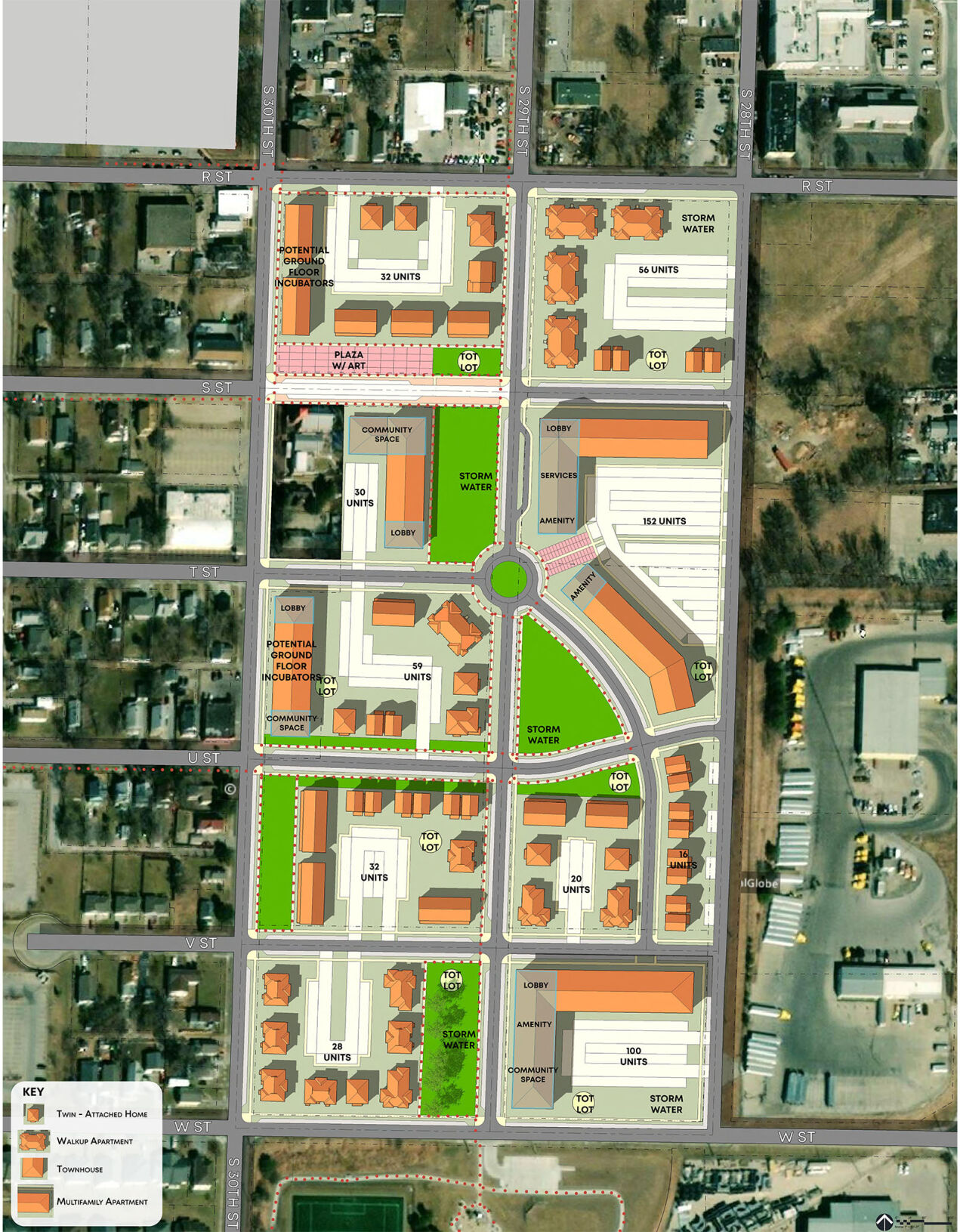 Southside redevelopment rendering